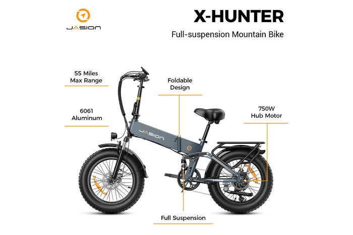 Folding fat tire e-bike for hunting cover image