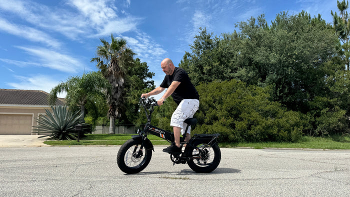 Folding Fat-Tire Electric Bike for Hunters